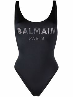 Balmain купальник с логотипом