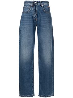 MSGM широкие джинсы с завышенной талией