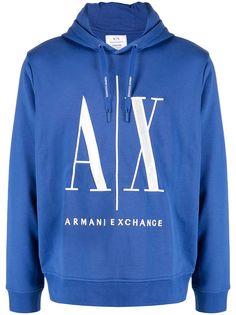 Armani Exchange худи оверсайз с логотипом