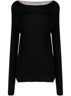 Yohji Yamamoto платье-джемпер с длинными рукавами
