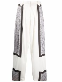 Magda Butrym panelled wide-leg trousers