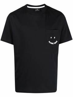 PS Paul Smith PS-smiley logo-print T-shirt