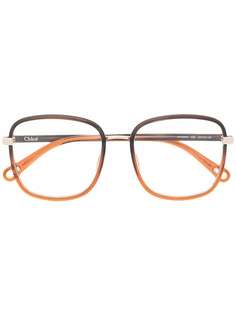 Chloé Eyewear очки в массивной оправе