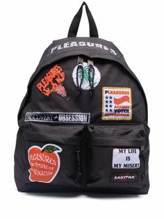 Eastpak logo-patch backpack