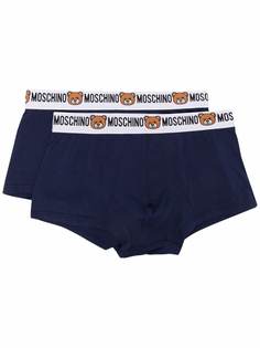 Moschino two-pack logo-waistband boxers