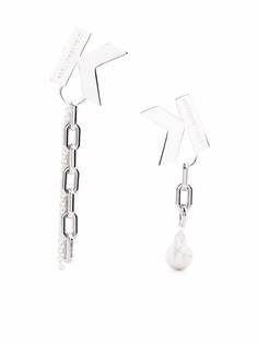 Karl Lagerfeld серьги-подвески K Chain