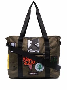 Eastpak logo-patch tote bag