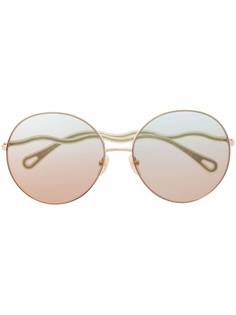 Chloé Eyewear солнцезащитные очки с эффектом градиента