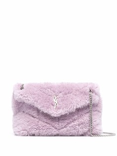 Saint Laurent Lou Lou Puffer quilted shearling bag
