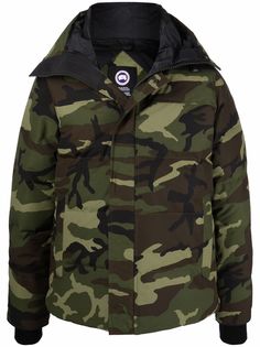 Canada Goose camouflage print jacket