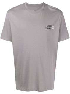 Armani Exchange logo-print T-shirt