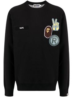 A BATHING APE® свитер с логотипом Ape Head