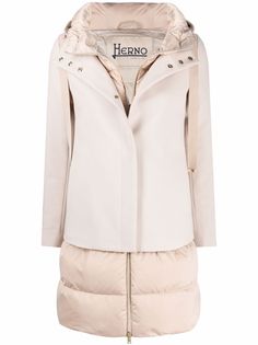 Herno многослойный пуховик А-силуэта