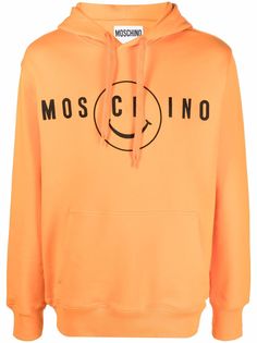 Moschino logo-print hoodie