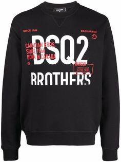 Dsquared2 logo-print cotton sweatshirt