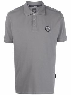 Automobili Lamborghini logo-patch polo shirt