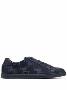 Fendi all-over logo panelled trainers