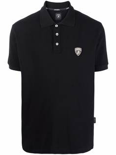 Automobili Lamborghini logo-patch polo shirt