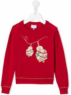 Simonetta embroidered crew-neck jumper