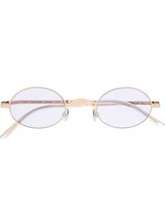 Mykita x Maison Margiela Craft 005 oval-frame sunglasses