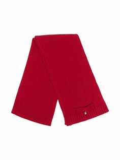 Simonetta TEEN logo knit scarf