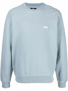 Stussy embroidered-logo sweatshirt