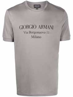 Giorgio Armani футболка с логотипом