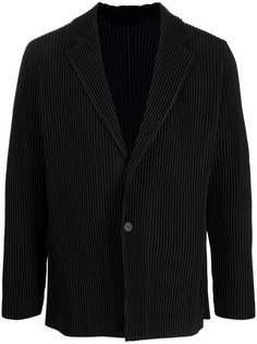 Homme Plissé Issey Miyake плиссированный однобортный пиджак
