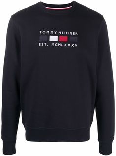 Tommy Hilfiger толстовка с вышитым логотипом