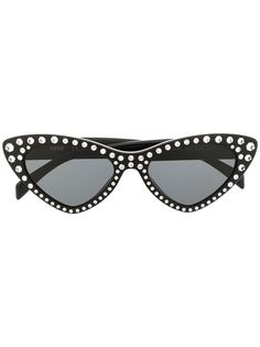 Moschino Eyewear солнцезащитные очки с заклепками