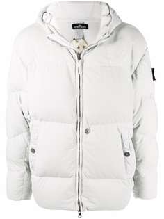 Stone Island Shadow Project пуховик с капюшоном
