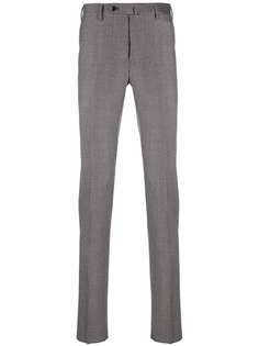 Pt01 прямые брюки в клетку гингем