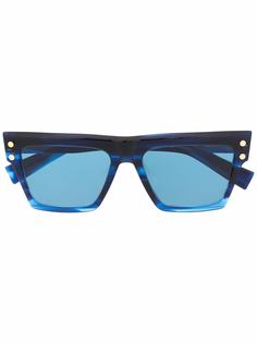 Balmain Eyewear солнцезащитные очки в квадратной оправе