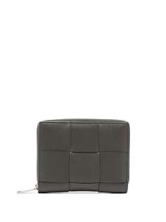 Bottega Veneta кошелек на молнии с плетением Intrecciato