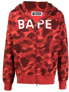 A BATHING APE® худи на молнии с логотипом