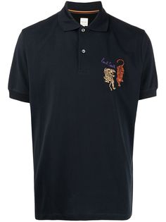 PAUL SMITH рубашка поло с нашивкой