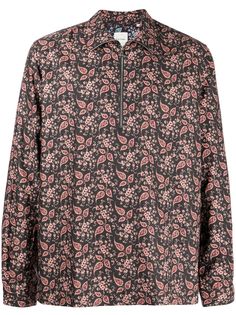 PAUL SMITH рубашка с принтом пейсли