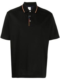 PAUL SMITH рубашка поло с отделкой Artist Stripe