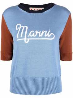 Marni футболка с логотипом