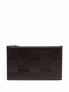Bottega Veneta клатч с плетением Intrecciato