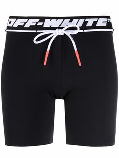 Off-White ATHL LOGO BAND SHORTS BLACK NO COLOR