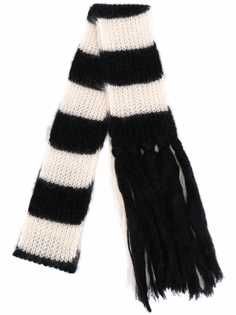 Forte Forte striped knitted scarf