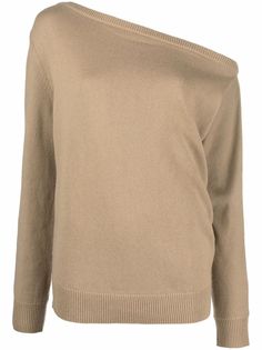 Michael Kors Collection off-shoulder cashmere jumper