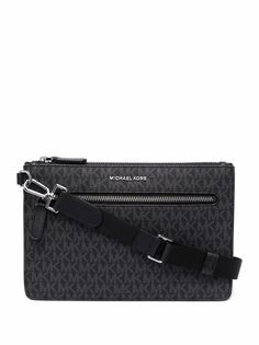 Michael Kors Collection monogram-print clutch bag