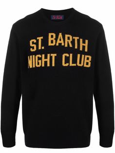 MC2 Saint Barth logo-print crew neck sweater