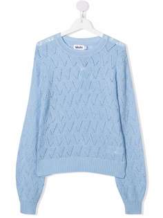 Molo TEEN intarsia knit jumper