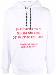 MSGM худи с надписью