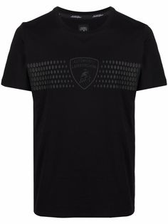 Automobili Lamborghini logo-print short-sleeved T-shirt