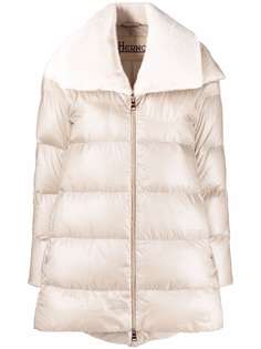 Herno faux-fur collar puffer jacket