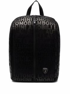 Automobili Lamborghini logo-print backpack